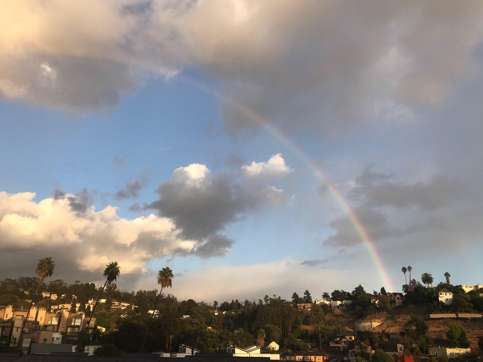 Rainbow over Echo Park